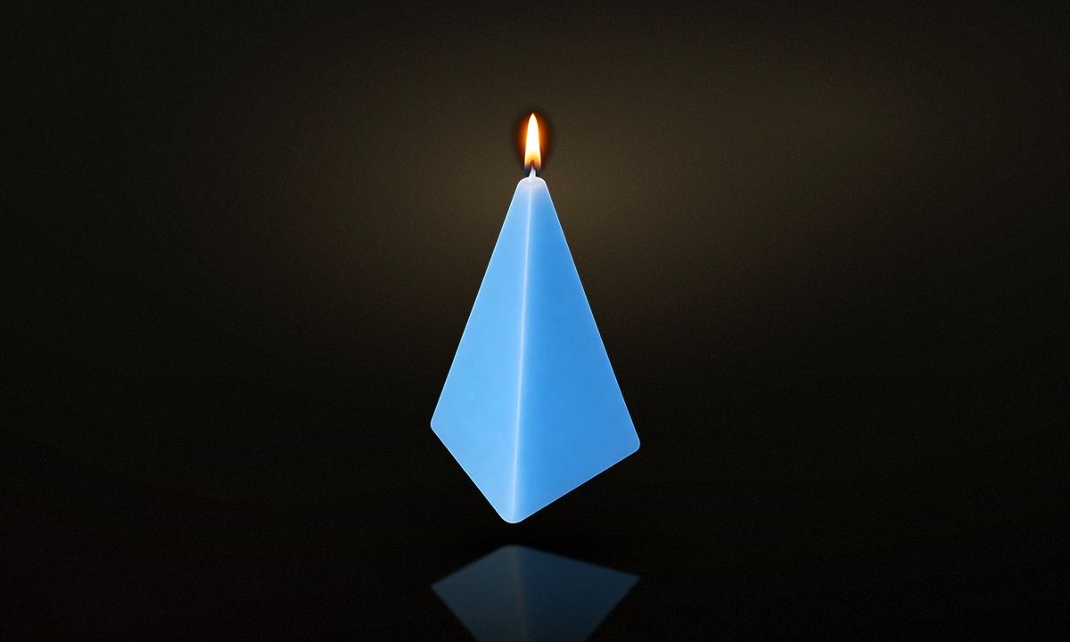 Bougie Nil Bleu — Maison Armierre